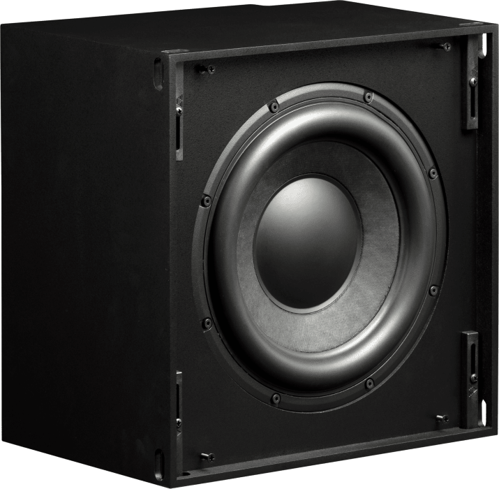 2 InCeiling Bronze/10 Sub with RackAmp 700 DSP (two 8-ohm woofer enclosures)