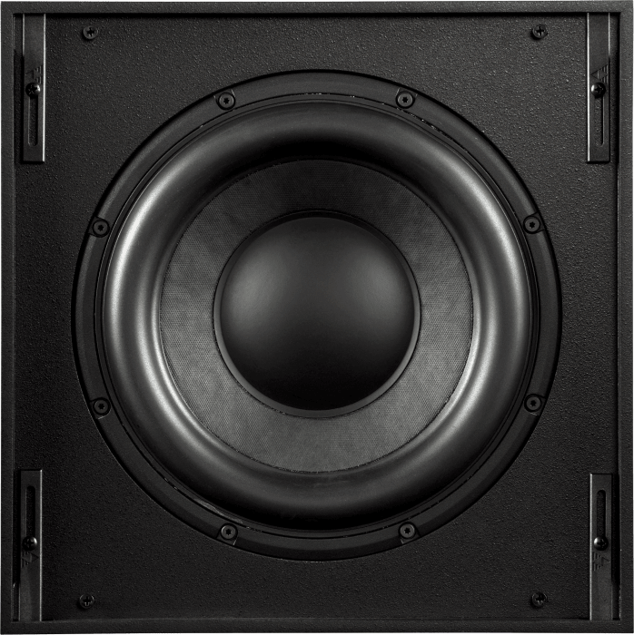 2 InCeiling Bronze/10 Sub with RackAmp 700 DSP (two 8-ohm woofer enclosures)