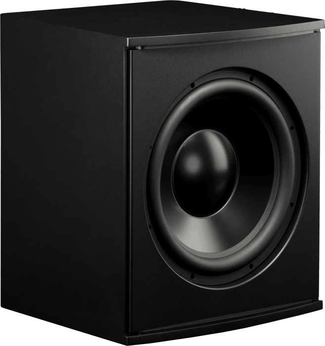 InRoom Gold Sub with RackAmp 700 DSP (4-ohm woofer enclosure painted finish)