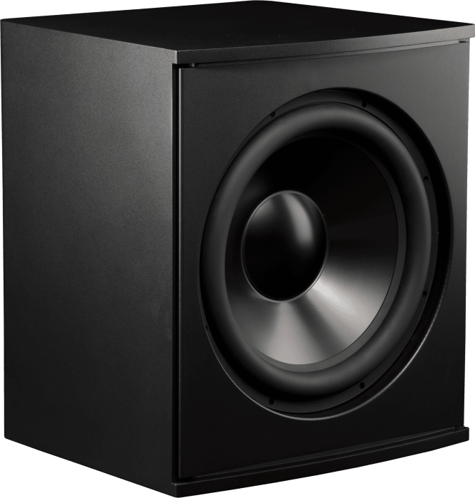 InRoom Platinum Sub with RackAmp 700 DSP (4-ohm woofer enclosure painted finish)