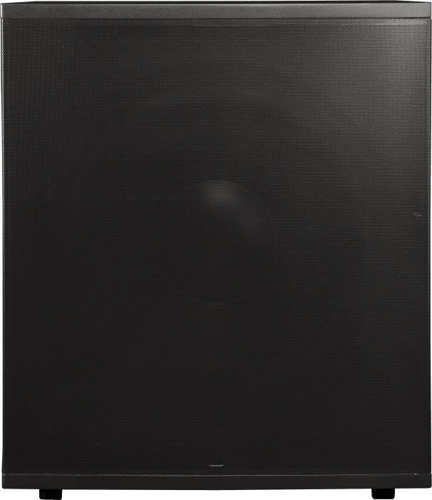 InRoom Platinum Sub with RackAmp 700 DSP (4-ohm woofer enclosure painted finish)