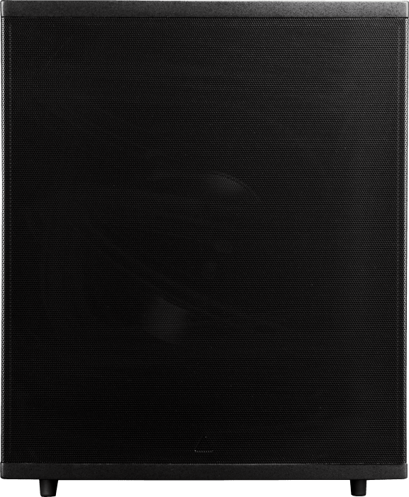 InRoom Silver Sub with RackAmp 700 DSP (4-ohm woofer enclosure painted finish)