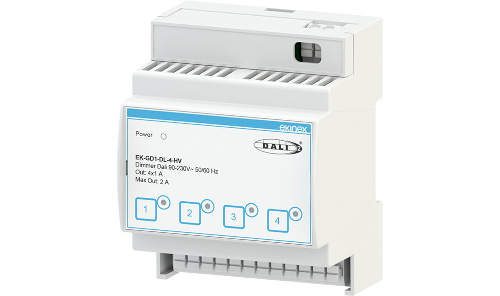 DALI Dimmer 90-230V~50/60Hz 4-channels