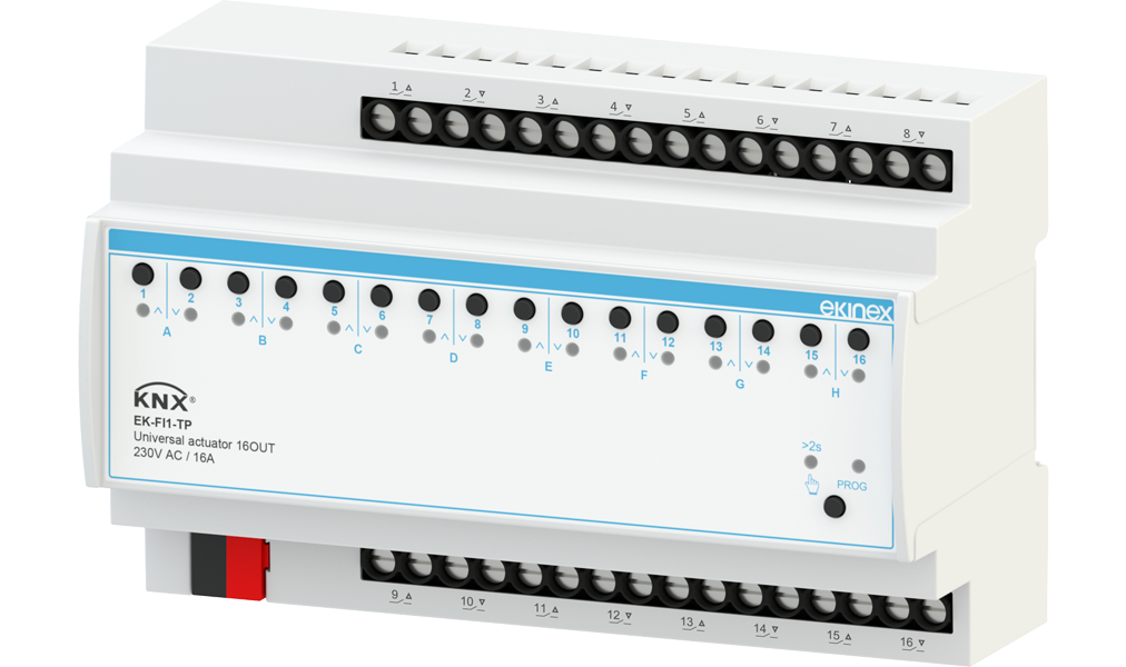 Universal actuator 16 outputs KNX ÆVO Series