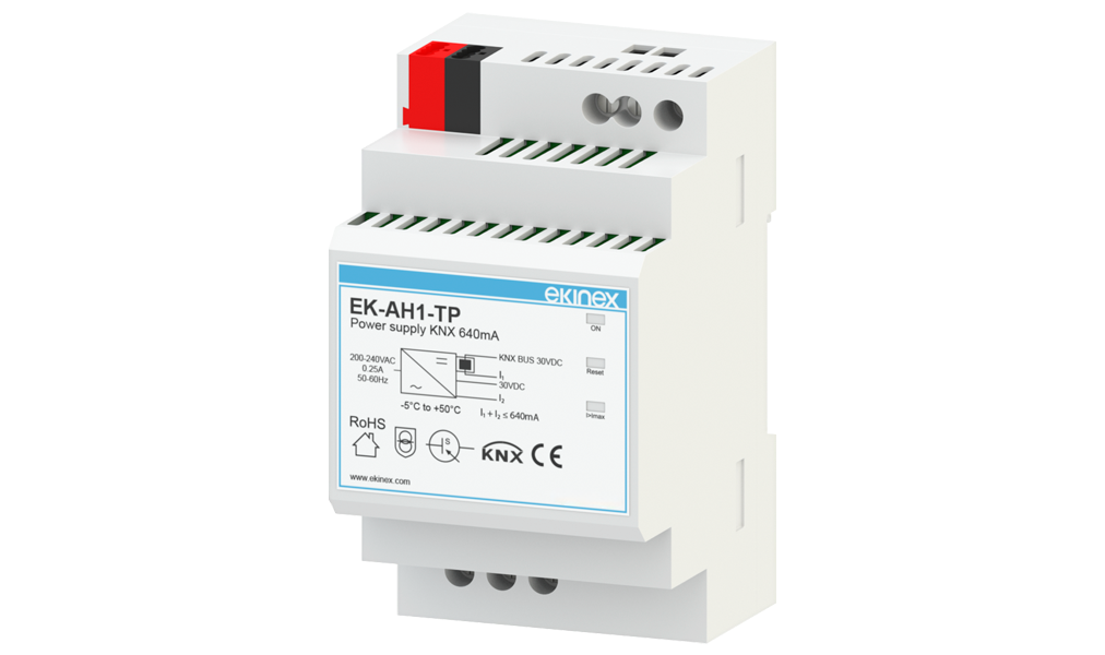 KNX bus power supply 640 mA with 30 Vdc auxiliary output