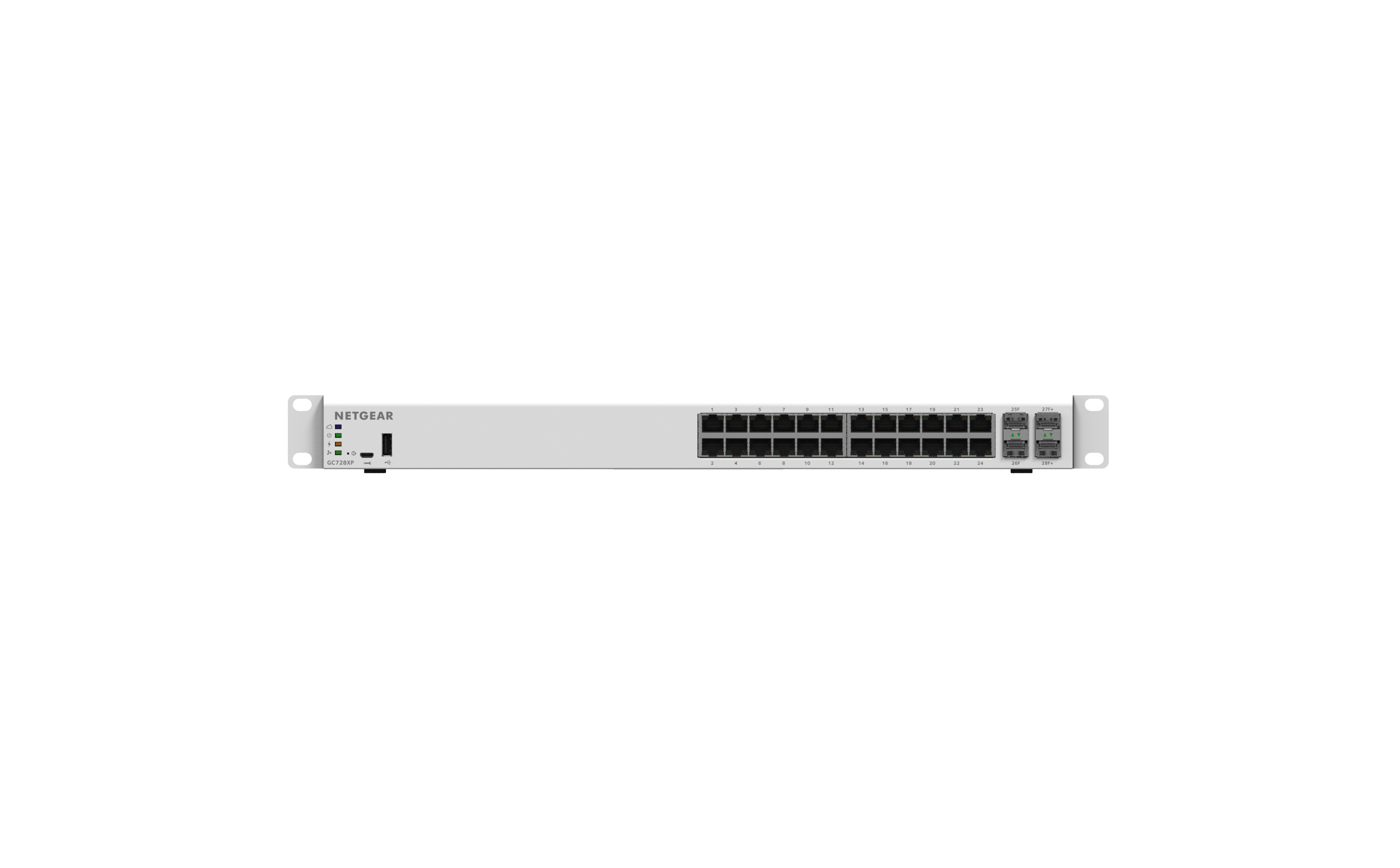 Insight Managed 24-Port Gigabit PoE+ (390W) Smart Cloud Switch with 2 SFP and 2 SFP+ Fiber Ports