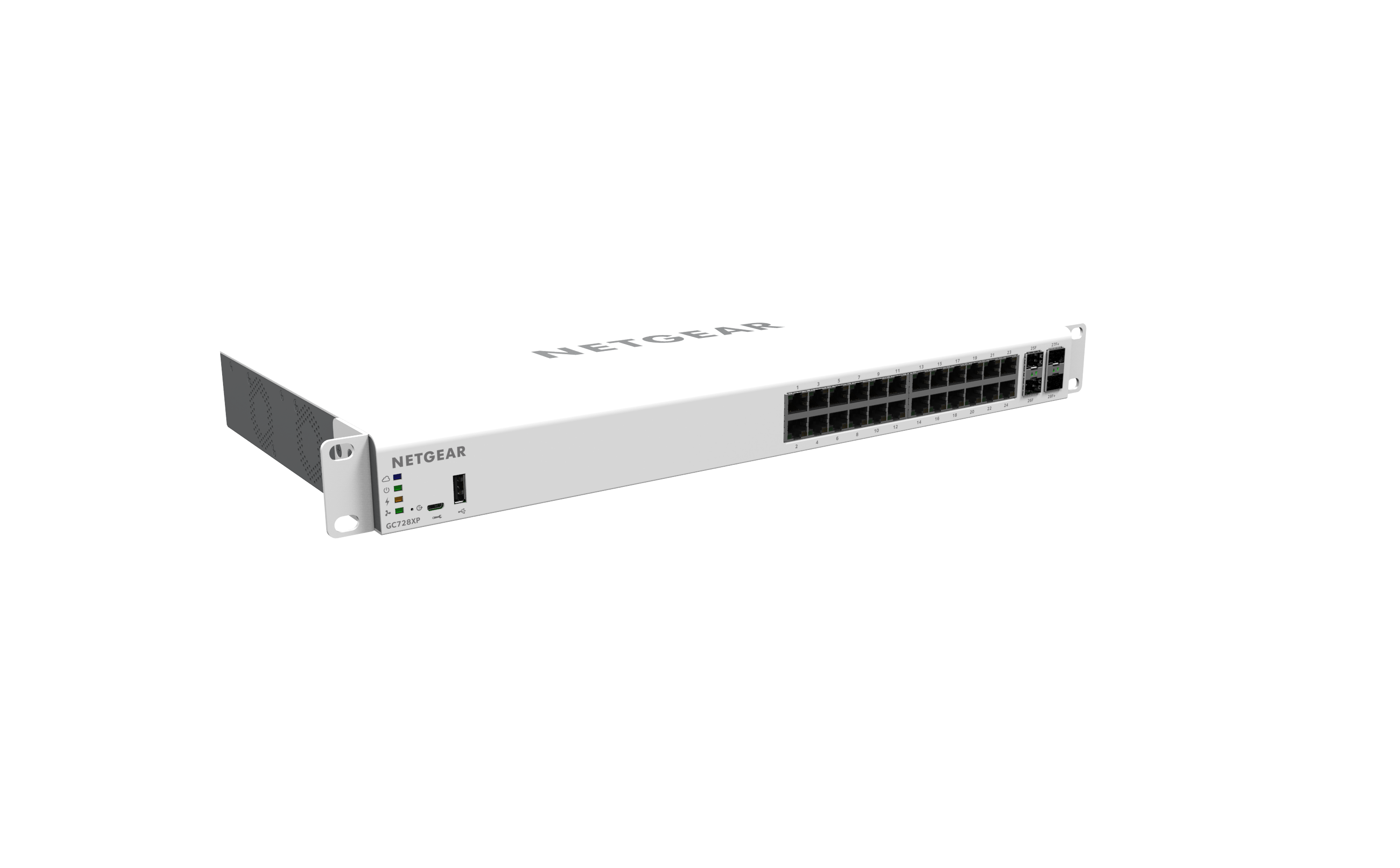 Insight Managed 24-Port Gigabit PoE+ (390W) Smart Cloud Switch with 2 SFP and 2 SFP+ Fiber Ports