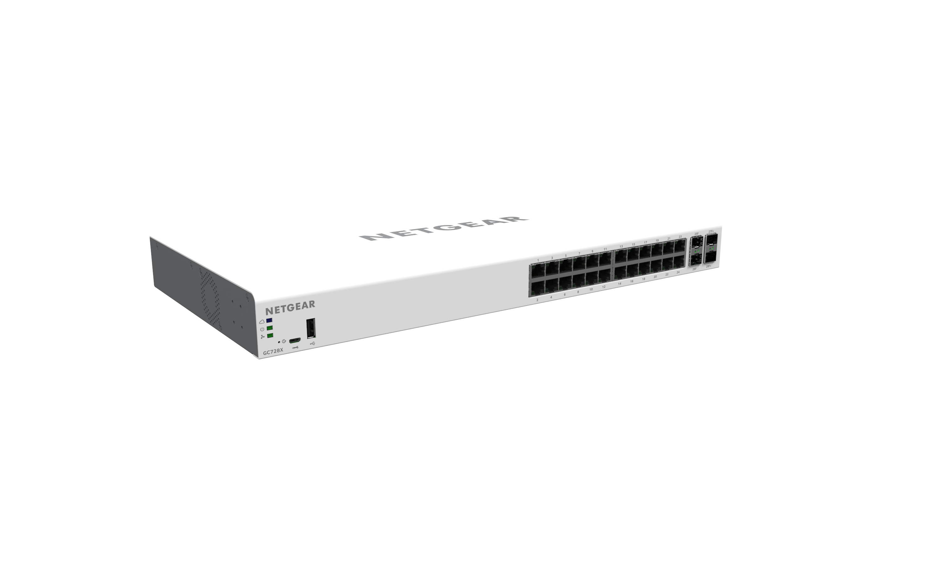 Insight Managed 24-Port Gigabit Smart Cloud Switch with 2 SFP and 2 SFP+ Fiber Ports