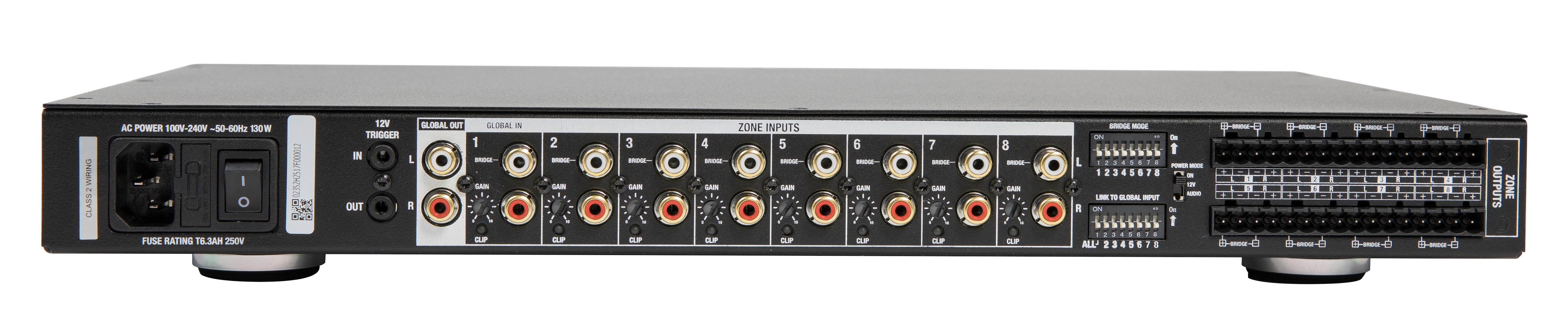 8-Zone/16-Channel Power Amplifier