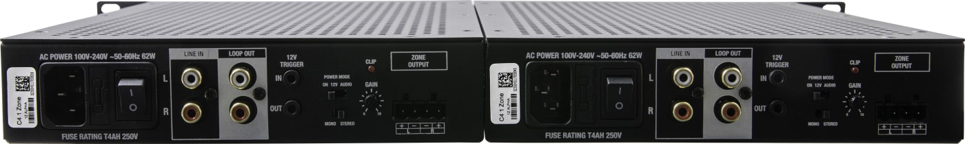 1-Zone/2-Channel Power Amplifier